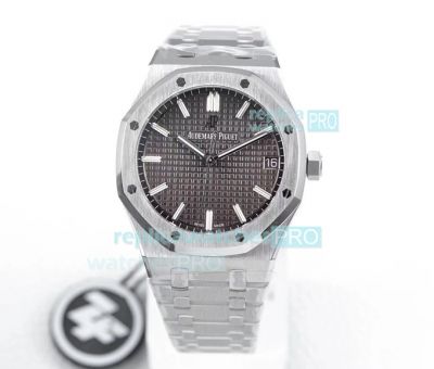 ZF Factory Swiss Replica Audemars Piguet Royal Oak 15500 Watch Stainless Steel Grey Dial 41MM